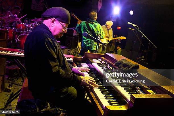 Art Neville of the Funky Meters performs at Tipitina's on January 23, 2015 in New Orleans, Louisiana.