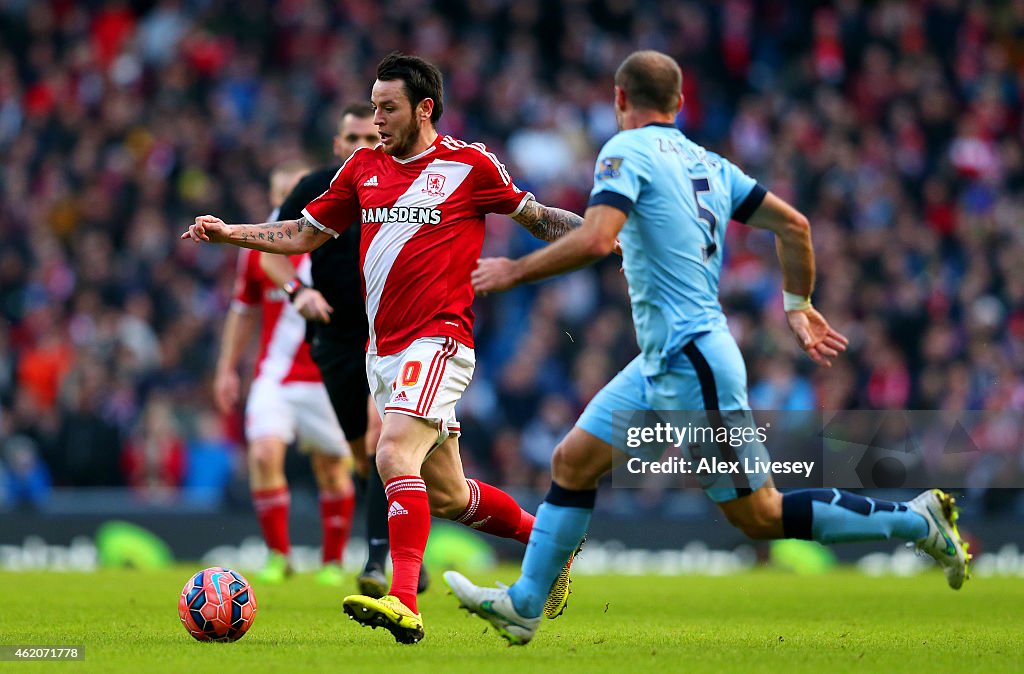 Manchester City v Middlesbrough - FA Cup Fourth Round