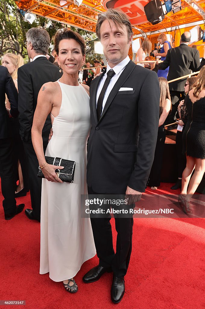 NBC's "71st Annual Golden Globe Awards" - Red Carpet Arrivals