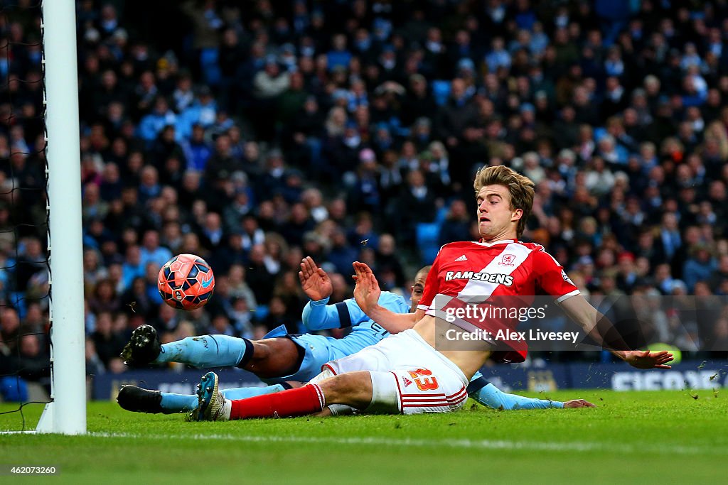 Manchester City v Middlesbrough - FA Cup Fourth Round