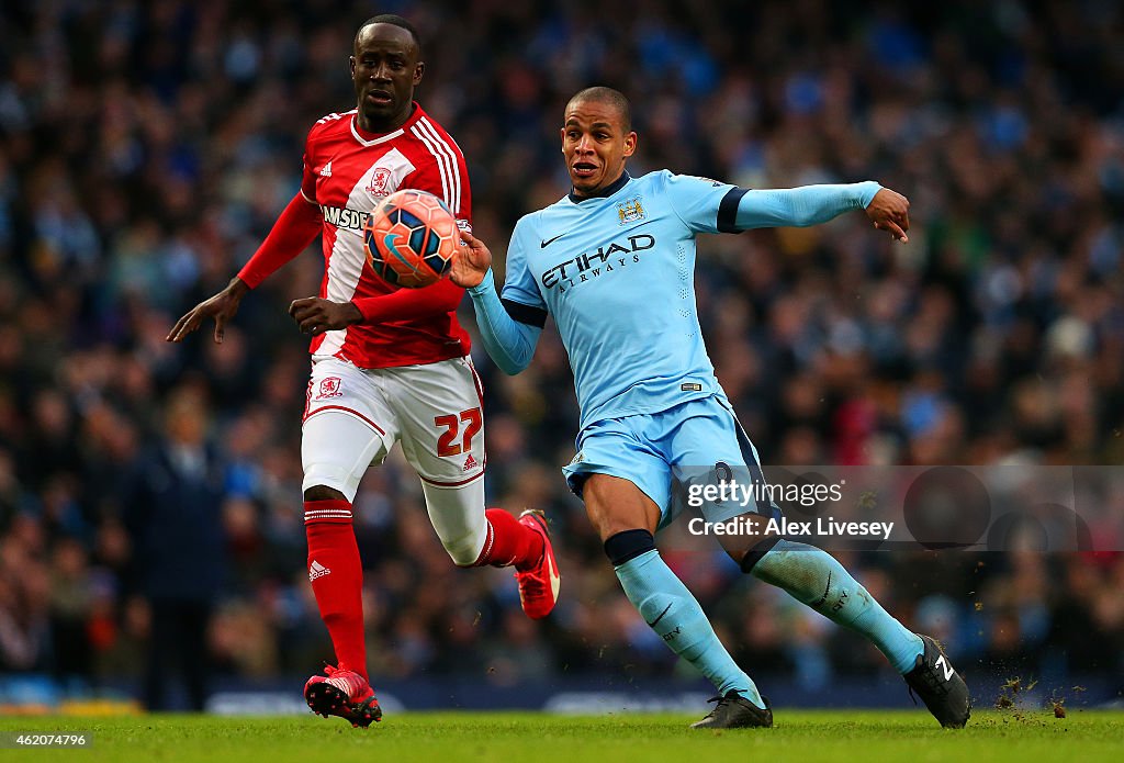 Manchester City v Middlesbrough - FA Cup Fourth Round