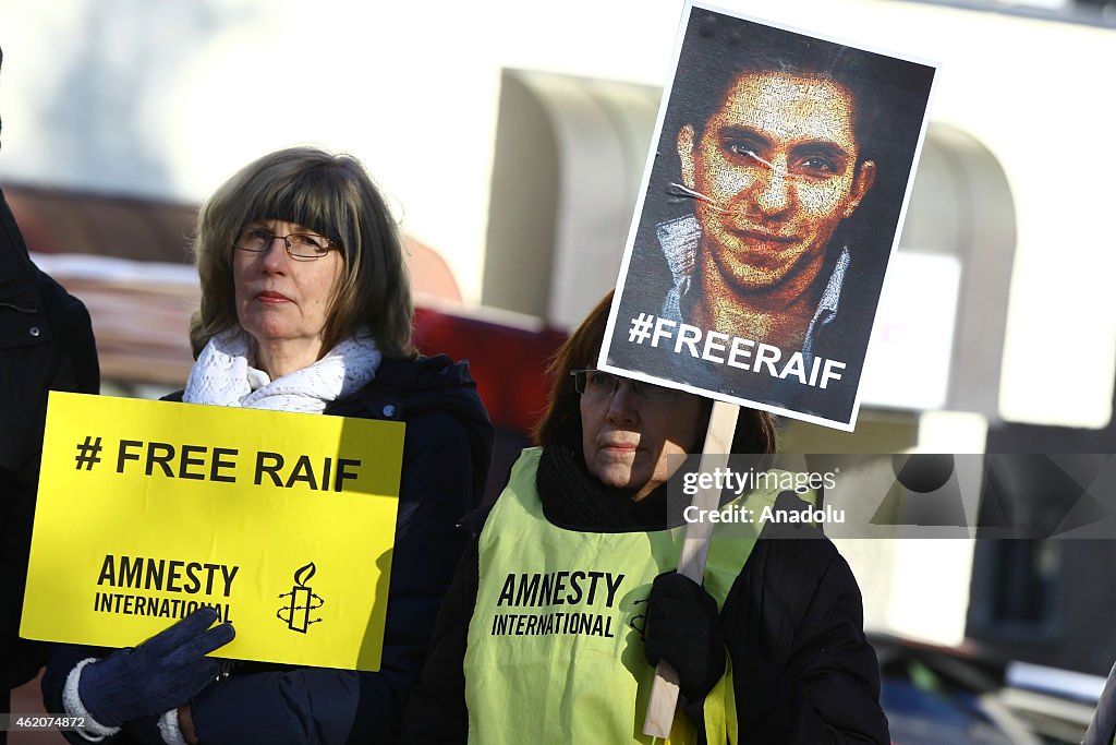 Protest in Davos
