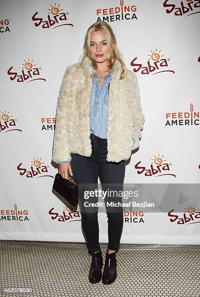 Actress Margot Robbie attends Sabra Hummus Kickoff Party - Sundance - 2015 Park City on January 23, 2015 in Park City, Utah.