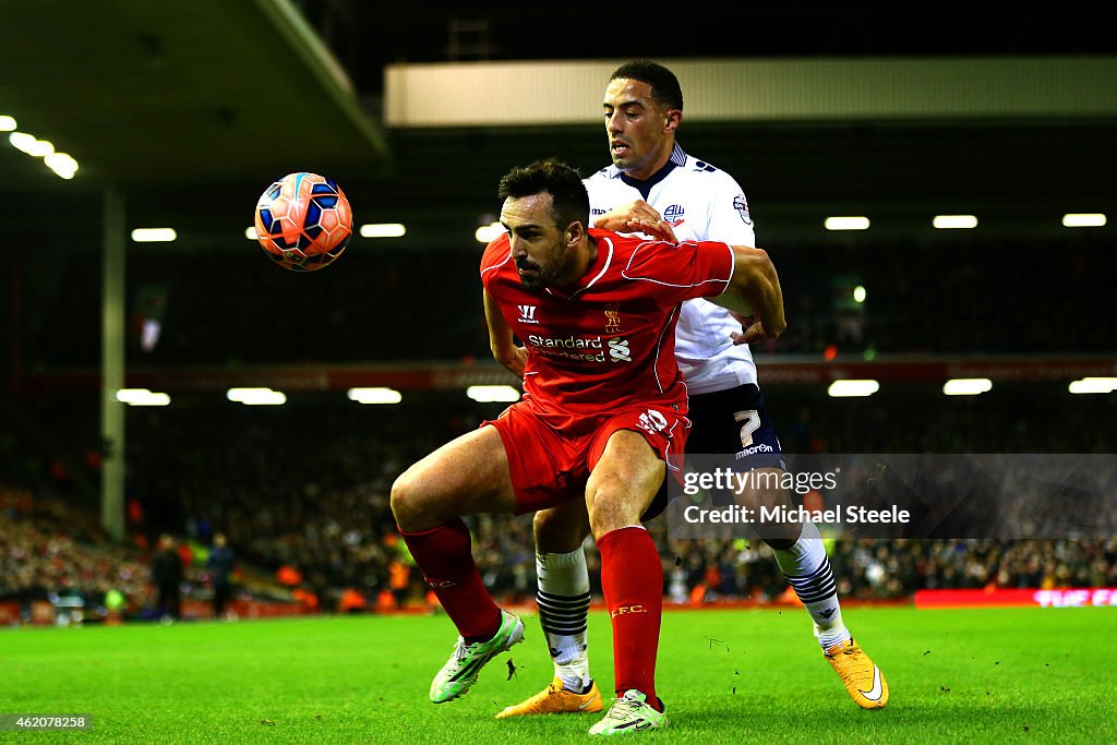 Liverpool v Bolton Wanderers - FA Cup Fourth Round