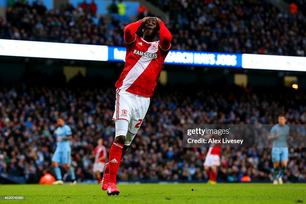 Manchester City v Middlesbrough - FA Cup Fourth Round