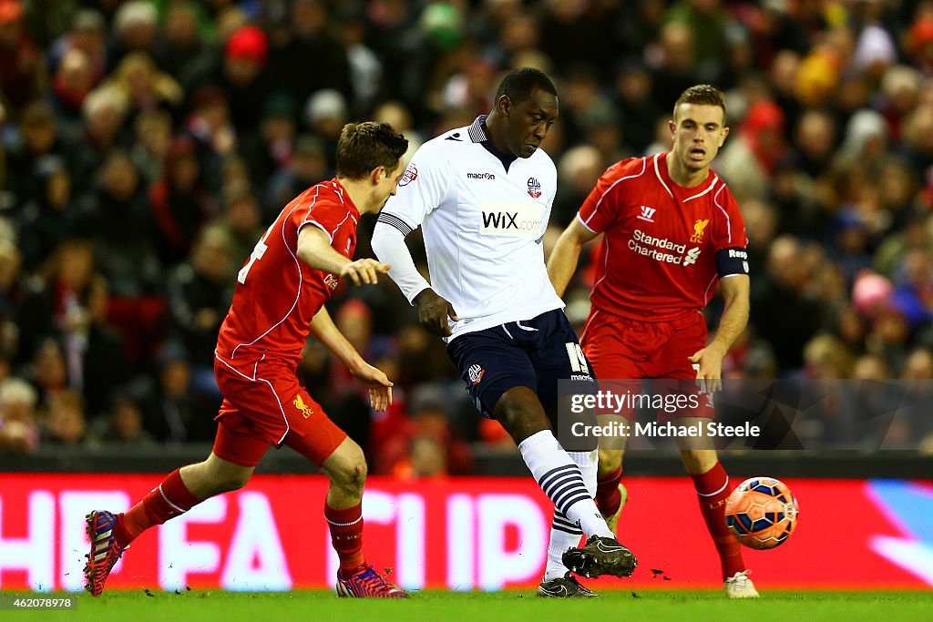 Liverpool v Bolton Wanderers - FA Cup Fourth Round