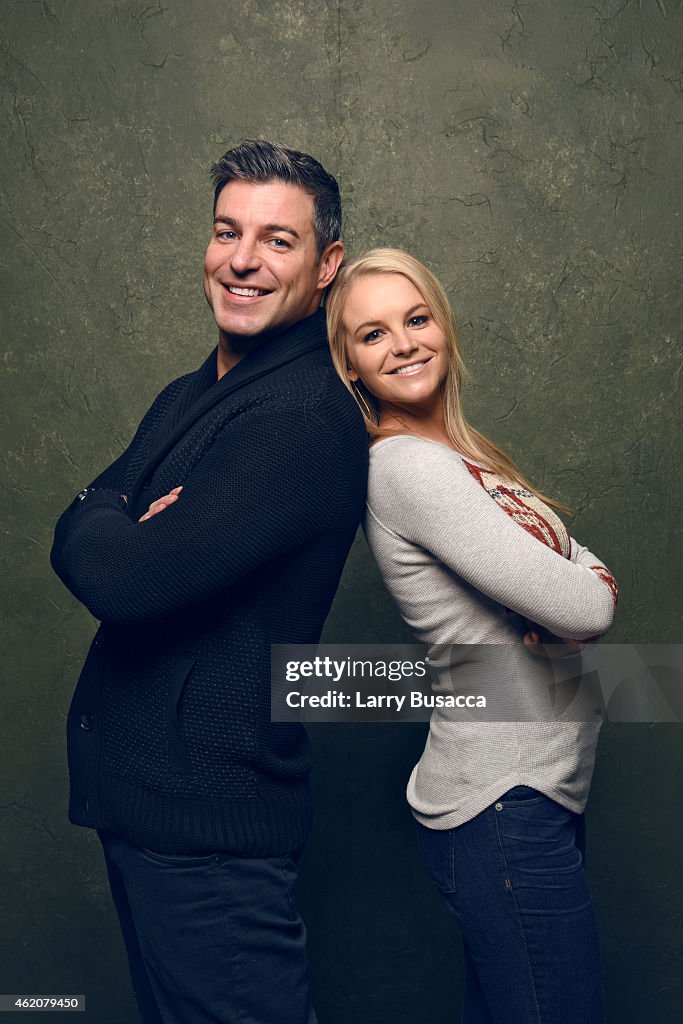 Jeff Ruge TV personalities Jeff Schroeder and Jordan Lloyd pose for a portrait ...