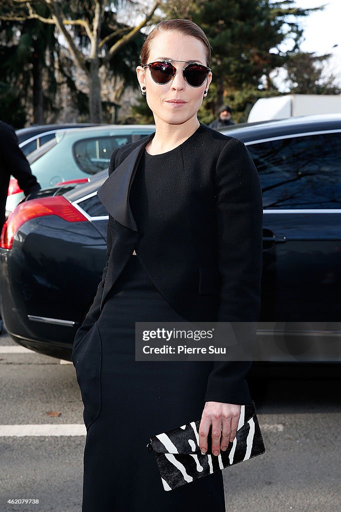 Dior Homme : Outside Arrivals - Paris Fashion Week - Menswear F/W 2015-2016