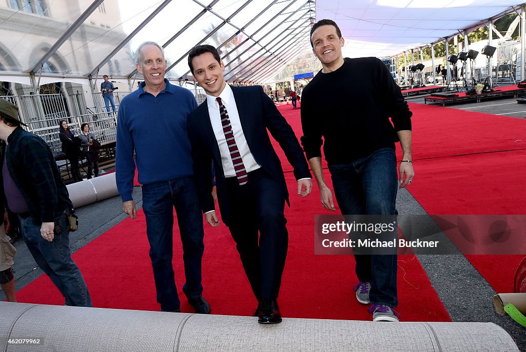 TNT's 21st Annual Screen Actors Guild Awards - Behind The Scenes Day 3 and Red Carpet Rollout