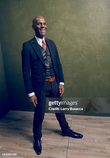 Dapper Dan from "Fresh Dressed" poses for a portrait at the Village at the Lift Presented by McDonald's McCafe during the 2015 Sundance Film Festival...