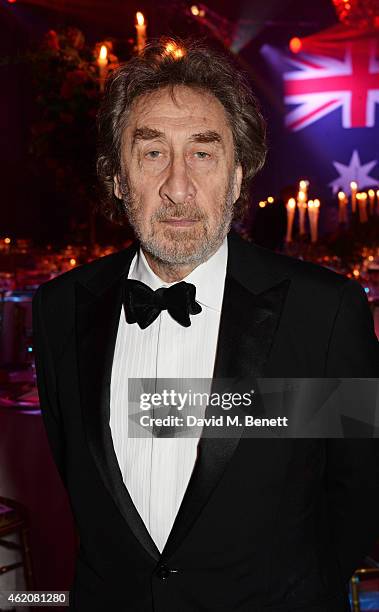 Howard Jacobson attends as Kylie Minogue is awarded Australian of the Year in the UK at Quantas Australia Day Gala Dinner at Australia House on...
