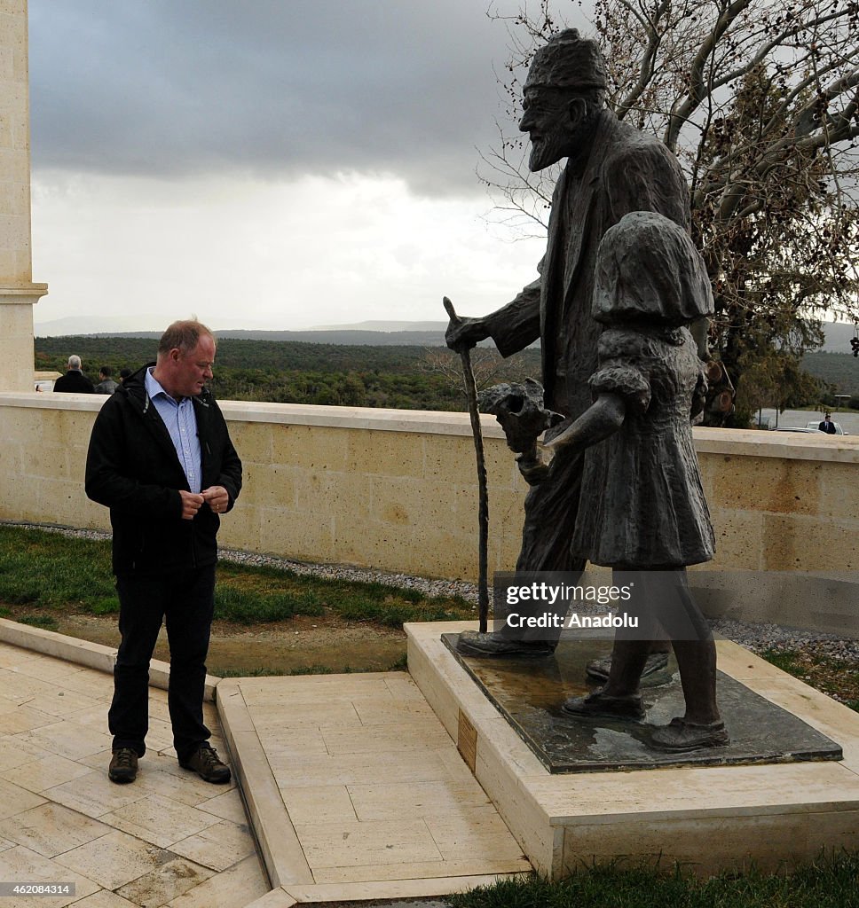 Veterans Affairs Minister of New Zealand Craig Foss visits Turkey's Canakkale