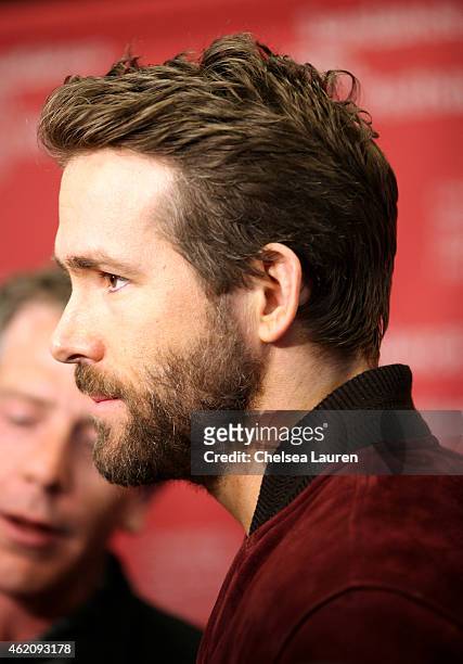 Actor Ryan Reynolds attends the "Mississippi Grind" premiere during the 2015 Sundance Film Festival on January 24, 2015 in Park City, Utah.