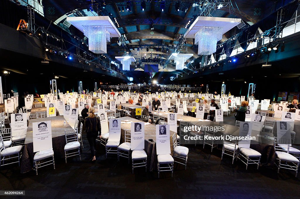 21st Annual SAG Awards Behind The Scenes At The Shrine