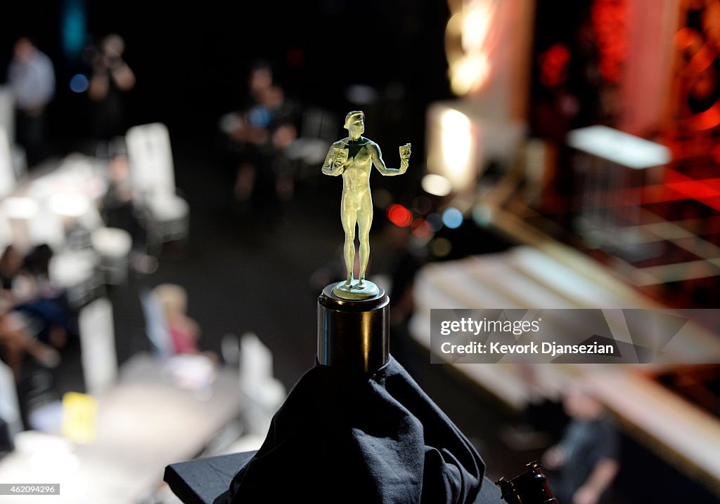 21st Annual SAG Awards Behind The Scenes At The Shrine