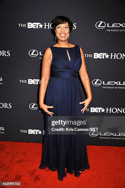Mayor of the District of Columbia Muriel Bowser attends "The BET Honors" 2015 at Warner Theatre on January 24, 2015 in Washington, DC.