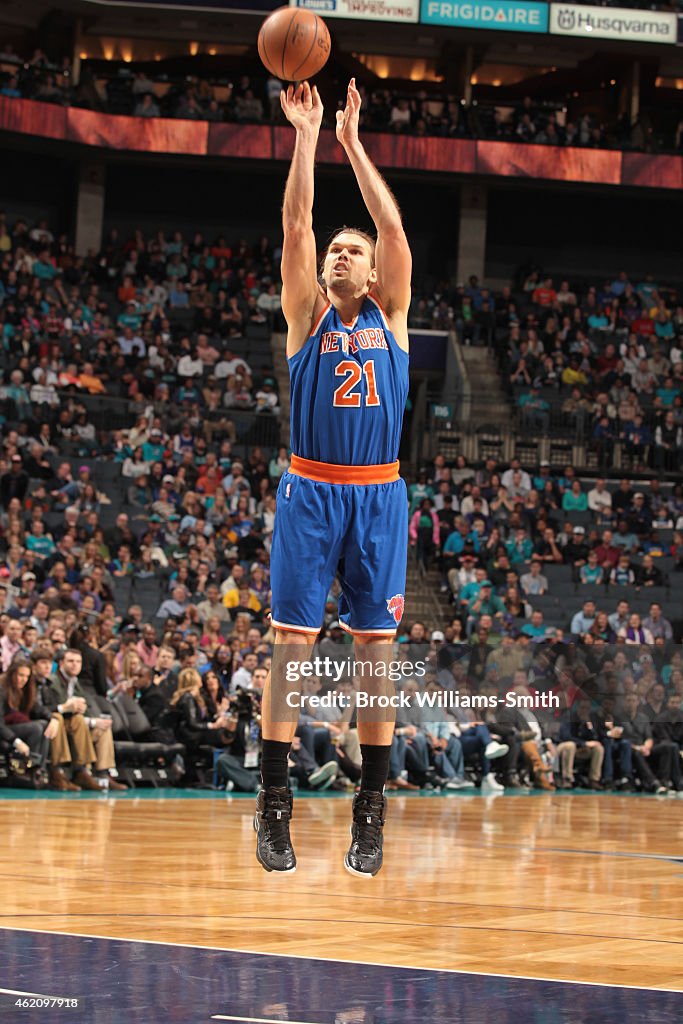 New York Knicks v Charlotte Hornets