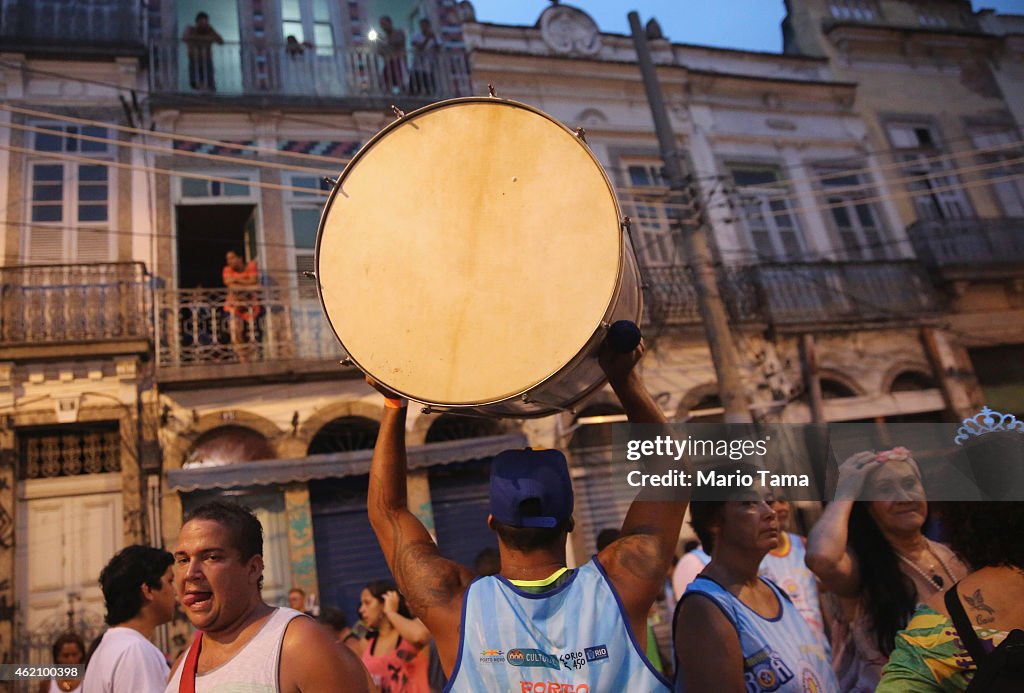 Rio Prepares For Upcoming Carnival With Street Parades