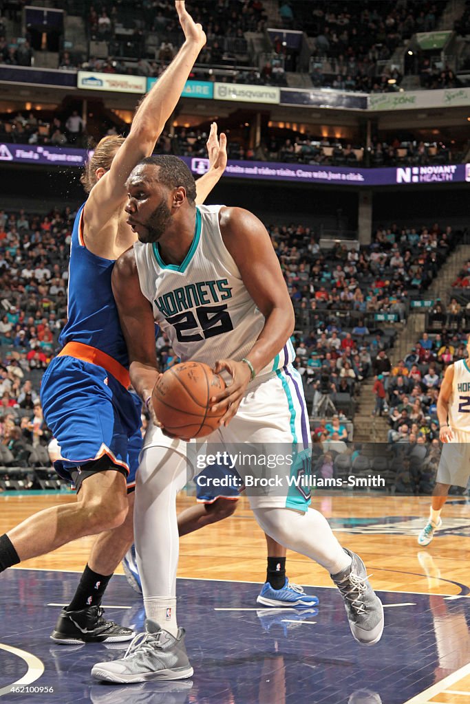 New York Knicks v Charlotte Hornets