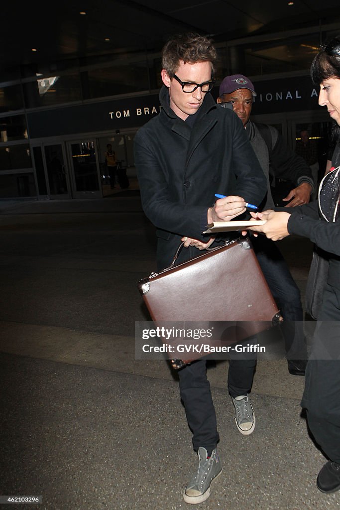 Celebrity Sightings In Los Angeles - January 24, 2015