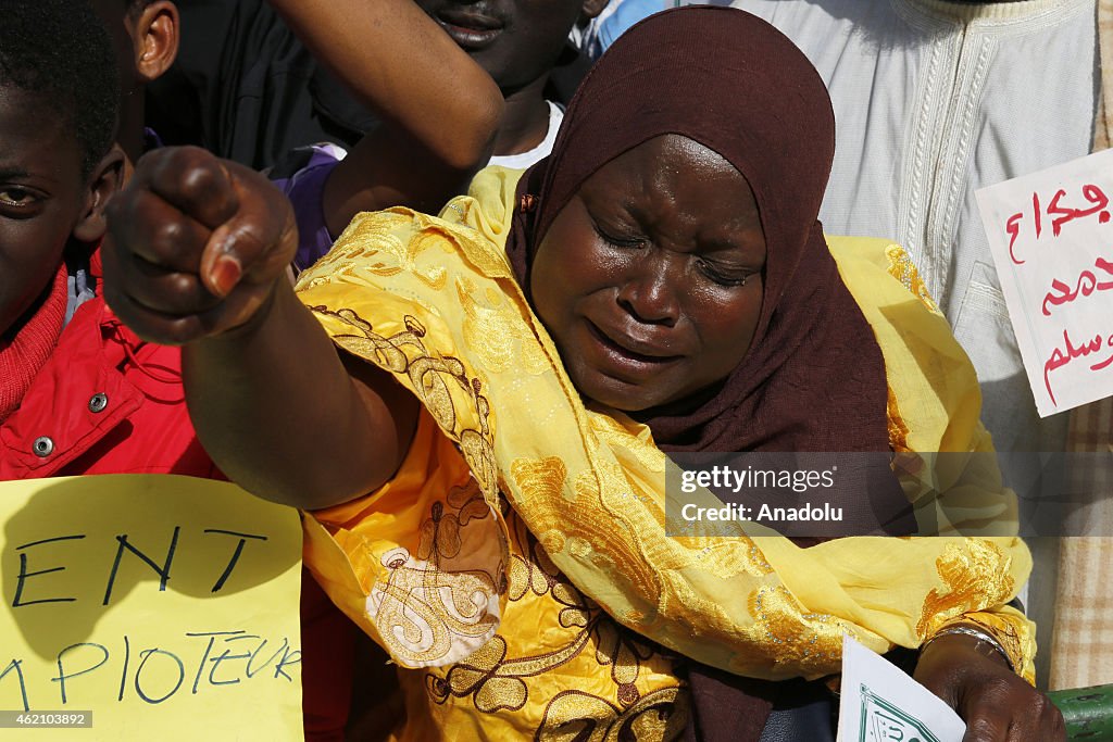 Protest against Charlie Hebdo in Dakar