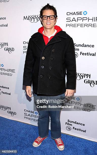 Johnny Knoxville attends the "Mississippi Grind" premiere party at Chase Sapphire on January 24, 2015 in Park City, Utah.