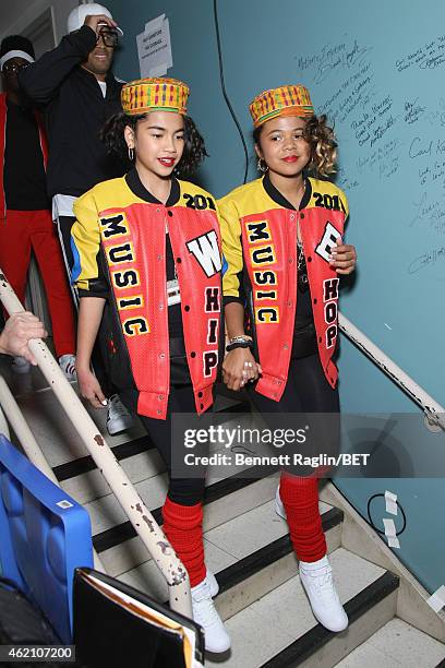 Maile Masako Brady poses backstage during "The BET Honors" 2015 at Warner Theatre on January 24, 2015 in Washington, DC.