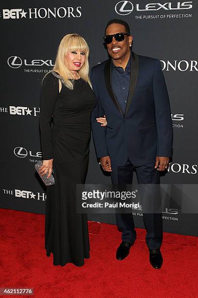 Mahin Wilson and singer Charlie Wilson attend the 2015 BET Honors at the Warner Theatre on January 24, 2015 in Washington, DC.