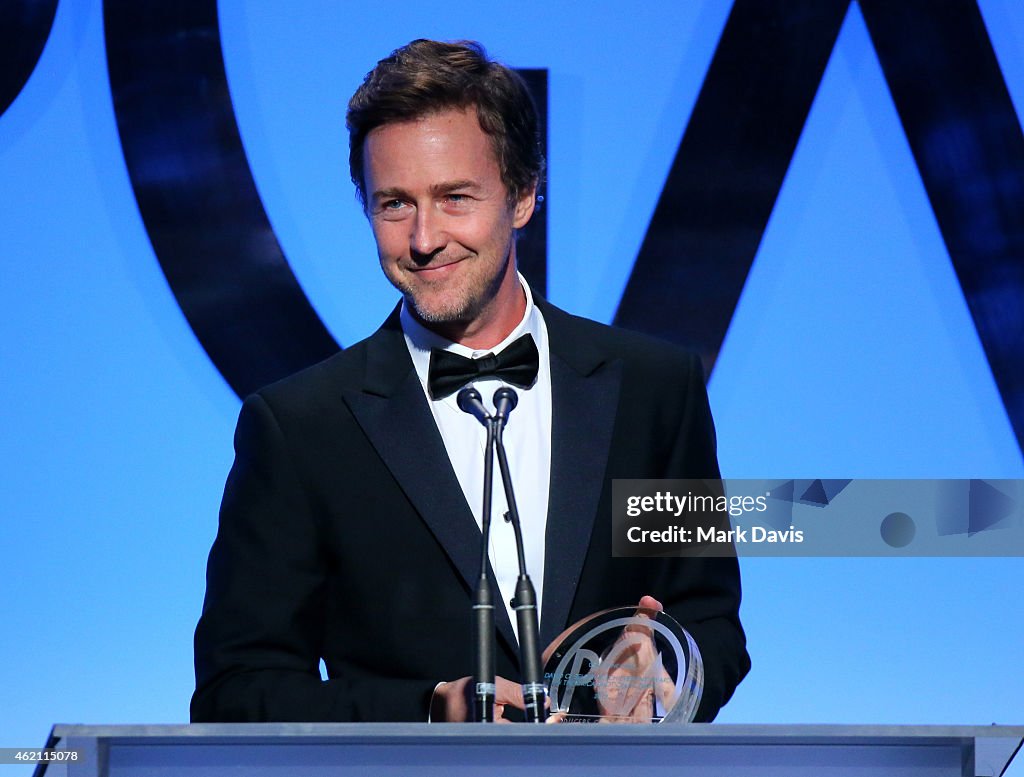 Actor Edward Norton Speaks Onstage During The 26th Annual Producers actor-edward-norton-speaks-onstage-during-the-26th-annual-producers