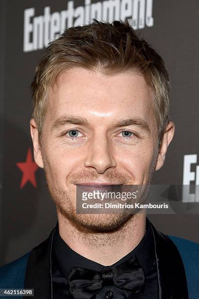 Actor Rick Cosnett attends Entertainment Weekly's celebration honoring the 2015 SAG awards nominees at Chateau Marmont on January 24, 2015 in Los...