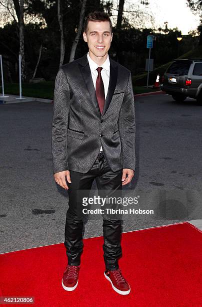 Cody Linley attends the 'Hoovey' Los Angeles premiere at Bel Air Presbyterian Church on January 24, 2015 in Los Angeles, California.