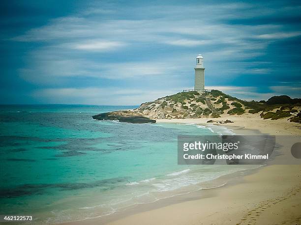 lighthouse - rottnest island stock pictures, royalty-free photos & images
