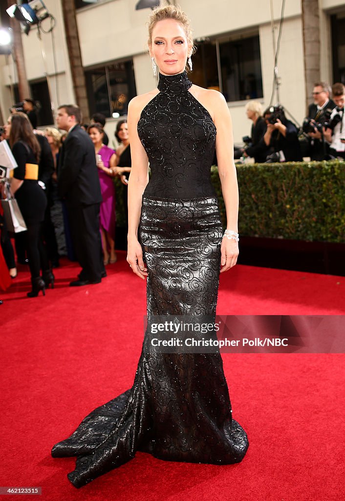 NBC's "71st Annual Golden Globe Awards" - Red Carpet Arrivals