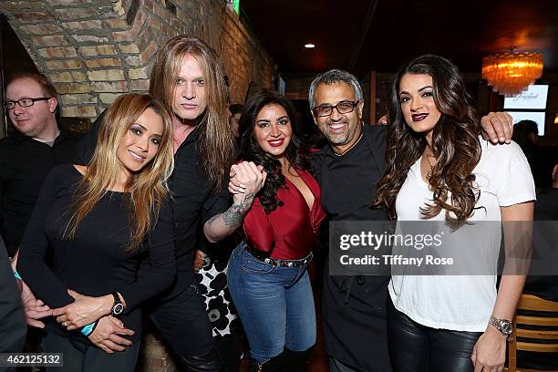 Suzanne Le, Sebastian Bach, Mercedes 'MJ' Javid, Parind Vora and Golnesa 'GG' Gharachedaghi attend ChefDance 2015 Presented By Victory Ranch And...