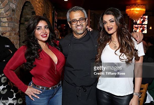 Mercedes 'MJ' Javid, Parind Vora and Golnesa 'GG' Gharachedaghi attend ChefDance 2015 Presented By Victory Ranch And Sponsored By Merrill Lynch,...