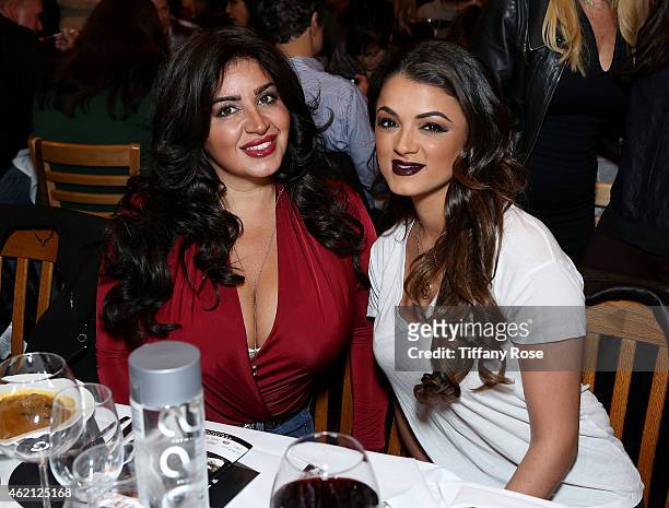 Television personalities Mercedes 'MJ' Javid and Golnesa 'GG' Gharachedaghi ChefDance 2015 Presented By Victory Ranch And Sponsored By Merrill Lynch,...