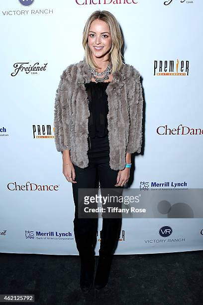 Kaitlynn Carter attends ChefDance 2015 Presented By Victory Ranch And Sponsored By Merrill Lynch, Freixenet And Anchor Distilling at Sundance Film...