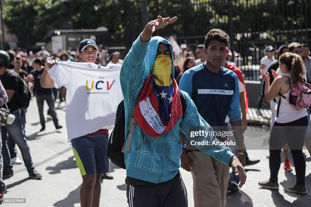 Anti-government protest in Venezuela