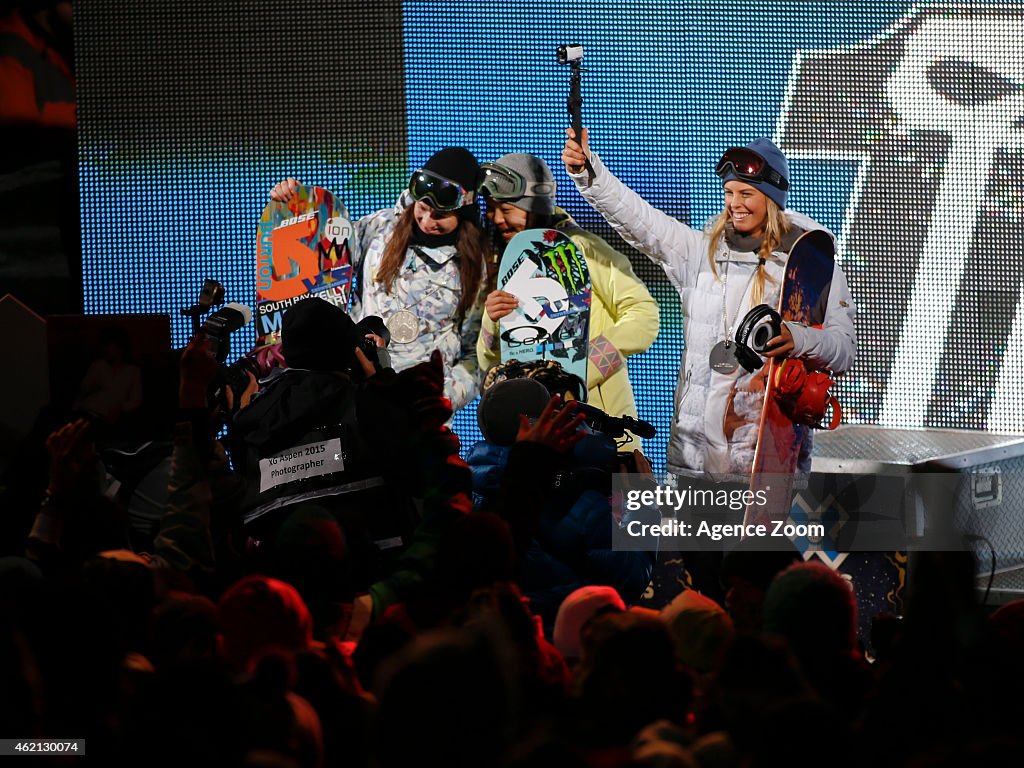 Winter X-Games 2015 Aspen - Women's Snowboard Superpipe Final