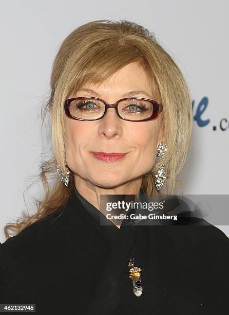 Adult film actress/director Nina Hartley arrives at the 2015 Adult Video News Awards at the Hard Rock Hotel & Casino on January 24, 2015 in Las...