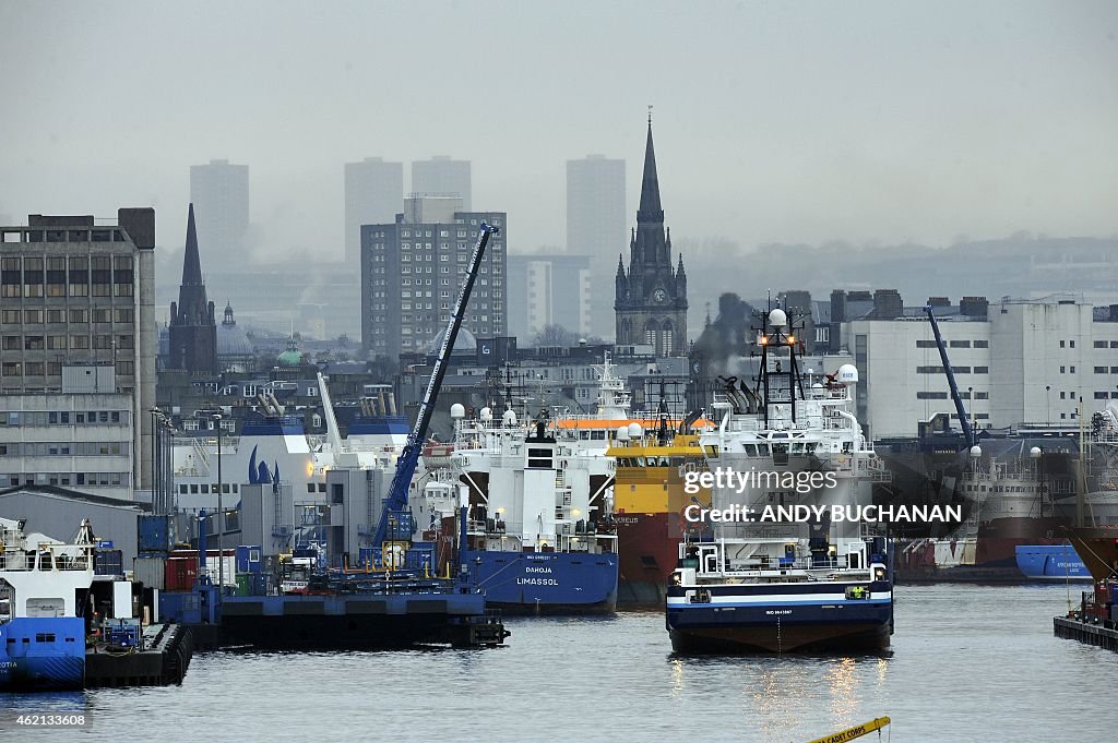 BRITAIN-SCOTLAND-ENERGY-OIL-ABERDEEN