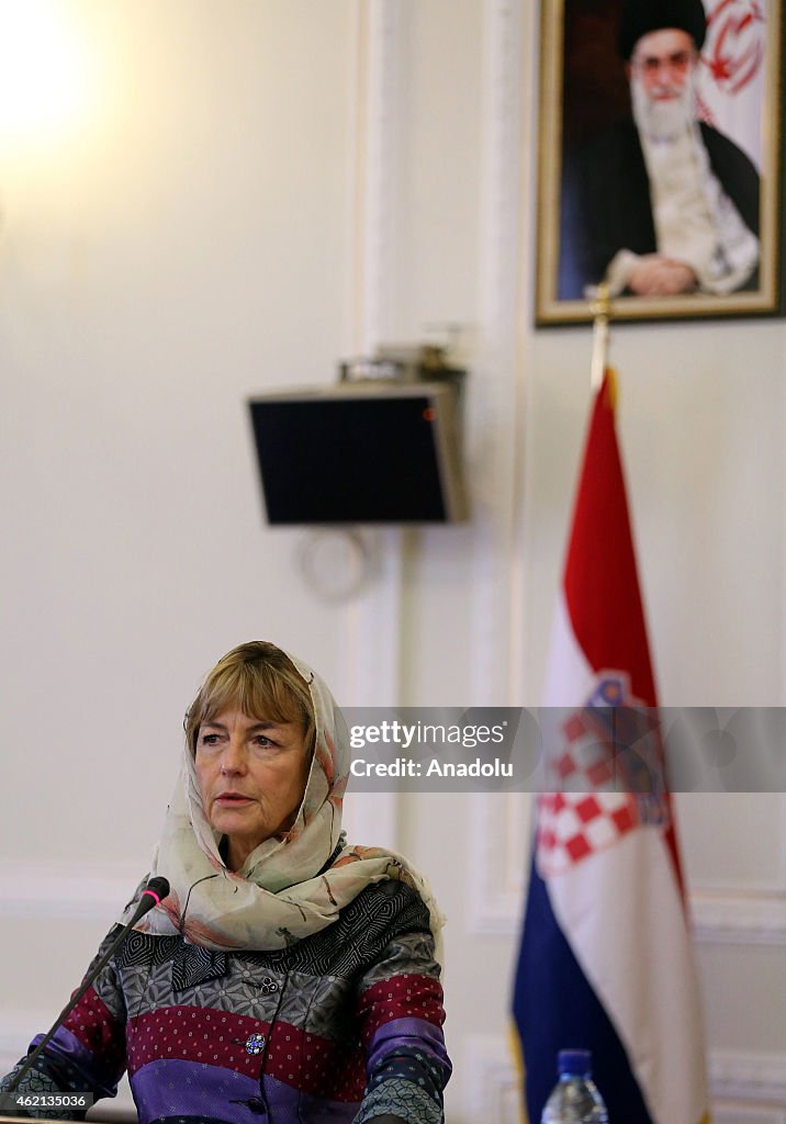 Vesna Pusic - Mohammad Javad Zarif