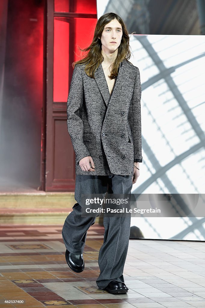 Lanvin : Runway - Paris Fashion Week - Menswear F/W 2015-2016