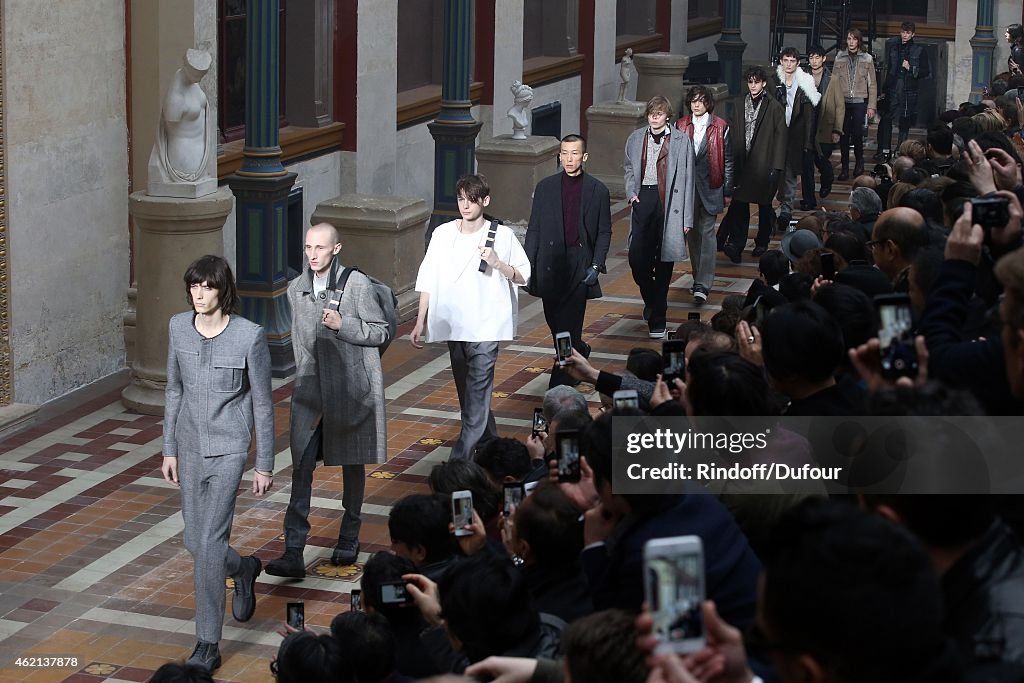 Lanvin : Runway - Paris Fashion Week - Menswear F/W 2015-2016