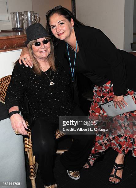 Director/actress Penny Marshall and daughter/actress Tracy Reiner at The Hollywood Show held at The Westin Hotel LAX on January 24, 2015 in Los...