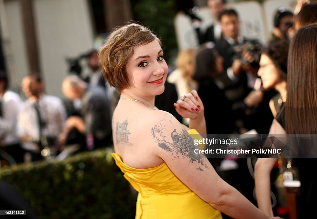 NBC's "71st Annual Golden Globe Awards" - Red Carpet Arrivals