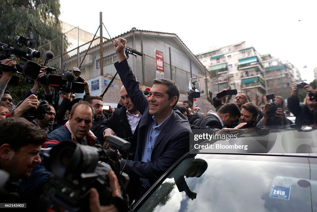 Greek Election As Party Leaders Vote