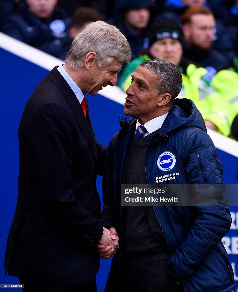 Brighton & Hove Albion v Arsenal - FA Cup Fourth Round