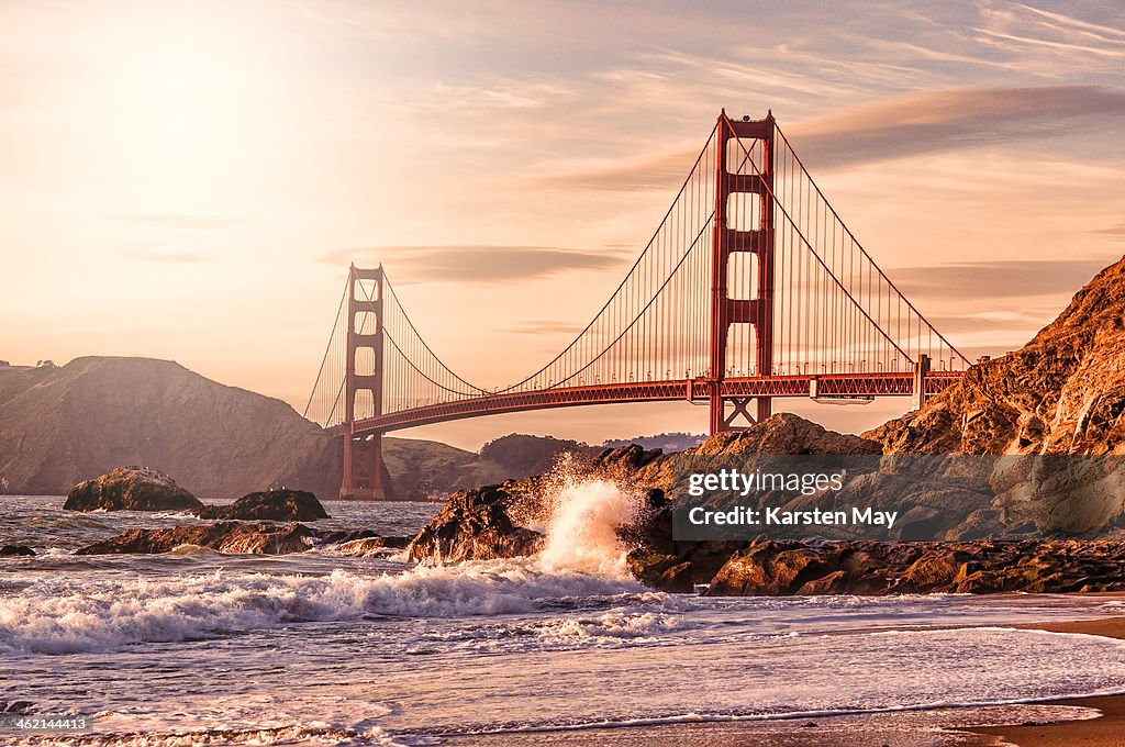 Golden Gate Bridge from Baker Beach