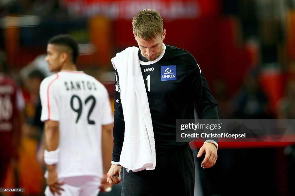 Austria v Qatar - Eight Finals - 24th Men's Handball World Championship